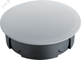Коробка NSS-DB-SW-93-30-BL распаячная скрытого монтажа для твердых стен с крышкой черная d93х30 - артикул 28809