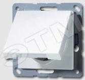 Розетка штепсельная SCHUKO 16A 250V с откидной крышкой белая - артикул A520KLWW