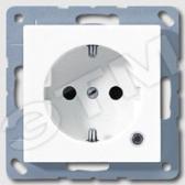 Розетка штепсельная SCHUKO 16A 250V с индикацией напряжения белая (A520KOWW) - артикул A520KOWW