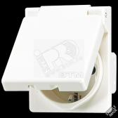 Штепсельная розетка SCHUKO 16A 250V~ (120KBW) - артикул 120KBW