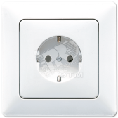 Розетка штепсельная SCHUKO 16A 250V (120KIBFWW) - артикул 120KIBFWW
