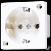 Штепсельная розетка SCHUKO 16A 250V~   оранжевая - артикул 121-1017