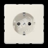 Розетка штепсельная SCHUKO 16A 250V слоновая кость (520ZBF) - артикул 520ZBF