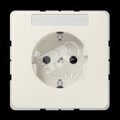 Розетка штепсельная SCHUKO 16A 250V с защитой от детей и полем для надписи (520ZKINABF) - артикул 520ZKINABF