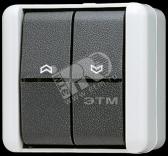 Выключатель управления жалюзи для накладного монтажа IP44 - артикул 809VW