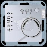 KNX-регулятор с ручкой для установки температуры  алюминий - артикул A2178TSAL