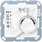 KNX-регулятор с ручкой для установки температуры  белый - артикул A2178WW