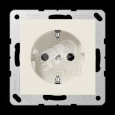 Розетка штепсельная SCHUKO 16A 250V слоновая кость (A520N) - артикул A520N