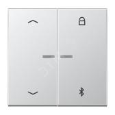 Таймер универсальный Bluetooth со  стрелками  для LB вставки  жалюзи  /  освещение . Серия LS990  Материал- металл  Цвет- алюминий (AL1751PBT) - артикул AL1751PBT
