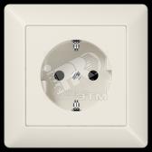 Розетка штепсельная SCHUKO 16A 250V слоновая кость (AS521) - артикул AS521
