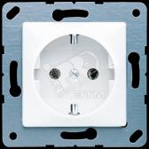 Розетка штепсельная SCHUKO 16A 250V белая (CD120NZWW) - артикул CD120NZWW