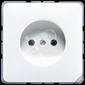 Розетка 10A 250V / 16A 250V~  2-х полюсная, без заземления  красная (CD511RT) - артикул CD511RT