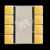 Клавиши для системы KNX 4 группы золото (LS2094NABSGGO) - артикул LS2094NABSGGO