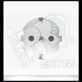 Штепсельная розетка SCHUKO 16A, 250V~ с подсветкой  белая - артикул LS520-OWWLEDW