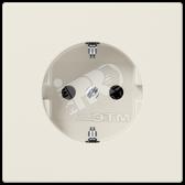 Розетка штепсельная SCHUKO 16A 250V слоновая кость (LS520N) - артикул LS520N