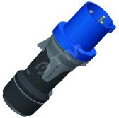 Вилка кабельная 63А 2Р+E IP44 PowerTOP (13102) - артикул 13102