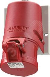 Розетки IP44 32A 4п 6ч 400B (27006) - артикул 27006