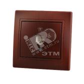 Мира Розетка телефонная евро вишня - артикул 701-0601-137