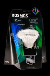 Лампа светодиодная LED зеркальная 7Вт 230в Е27 R63 белый - артикул KLED7wR63230vE2745