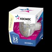 Лампа светодиодная LED 3Вт JCDR GU5.3 230v 3000K 230Лм прозрачная - артикул Lksm_LED3wJCDRC30_cl