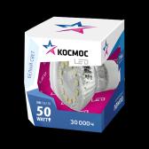 Лампа светодиодная LED 5Вт GU10 230v 4500K 340Лм прозрачная - артикул Lksm_LED5wGU10C45_cl