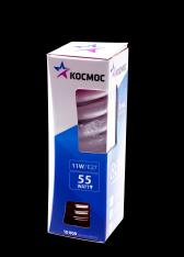Лампа энергосберегающая КЛЛ 11/842 E27 D42х98 спираль - артикул LKsmT2SPC11wE2742