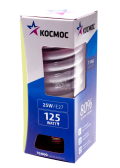 Лампа энергосберегающая КЛЛ 25/827 E27 D50х117 спираль - артикул LKsmT2SPC25wE2727