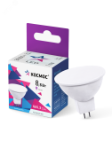 Лампа светодиодная LED 8.5Вт JCDR 220В GU5.3 D50х45 6500К холодный 720 лм - артикул LkecLED8.5wJCDRC65
