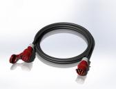 Удлинитель CEE32A/5P - CEE32A/5P IP44 XTREM H07RN-F 5G4, 15м - артикул 00-00001757