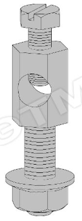 Зажим PE HDG - Meka, артикул 1449799