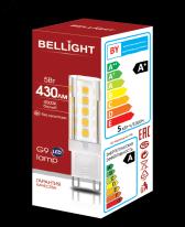 Лампа светодиодная LED 5Вт 3000K 400Лм G9 - артикул 88297902