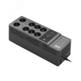 Источник бесперебойного питания APC Back-UPS ES,  Ожидание (оффлайн), 850 ВА / 520 Вт, Tower,       Schuko, LED, USB, USB (BE850G2-RS) - артикул BE850G2-RS