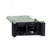 Модуль для защиты аналоговых телефонных линий  REPLACEABLE, RACKMOUNT, 1U, 2 LINE TELCO SURGE PROTECTION MODULE (PTEL2R) - артикул PTEL2R
