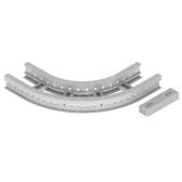 85x200 мм R300 Плоский угол 90? - U23X Серый RAL7035 (67206-04) - артикул 67206-04
