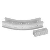 Угол плоский 45 U23X, 135х200 мм, серый RAL7035, R600 (67237-04) - артикул 67237-04