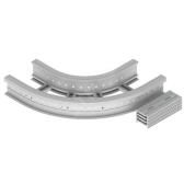 Угол плоский 90 U23X, 135х300 мм, R300, серый RAL7035 (67326-04) - артикул 67326-04