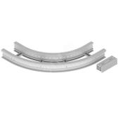 Угол плоский 90 U23X, 135х300 мм, R600, серый RAL7035 (67327-04) - артикул 67327-04