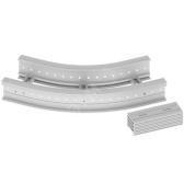 Угол плоский 45 U23X, 135х300 мм, серый RAL7035, R600 (67337-04) - артикул 67337-04