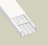 Кабель-канал белый 30x40 ПВx-М1 - артикул 73010-2