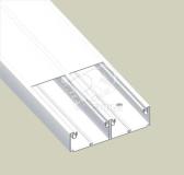Кабель-канал 2 крышки белый 50x150 ПВx-М1 - артикул 93074-2