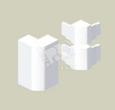 Внешний угол белосн. белый 50x100 ПК+АБС - артикул 93271-42