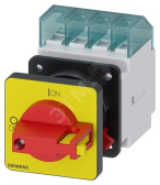 Разъединитель 4-P. ГЛАВНЫЙ/АВАРИЙНЫЙ ВЫКЛЮЧАТЕЛЬ IU=16, P/AC-23A AT 400V=7.5KW ПЕРЕКЛЮЧАТЕЛЬ-OP. MECH. КРАСНЫЙ/ЖЕЛТЫЙ - артикул 3LD2050-1TL13
