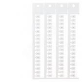 PLATES HORIZONTEL. 1 PACK WITH 136 PLATES 2 CARDS PER 68 PLATES INSCRIPTION 2MM SIZE. 5X7MM, - артикул 8WA8348-0AA