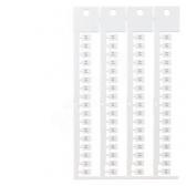 PLATES HORIZONTEL.: L3 PACK WITH 136 PLATES 2 CARDS PER 68 PLATES INSCRIPTION 2MM SIZE. 5X7MM, - артикул 8WA8348-2AE