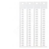 PLATES HORIZONTEL.: L+ PACK WITH 136 PLATES 2 CARDS PER 68 PLATES INSCRIPTION 2MM SIZE. 5X7MM, - артикул 8WA8348-2AF