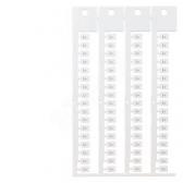 PLATES VERTICAL: L+ PACK WITH 136 PLATES 2 CARDS PER 68 PLATES INSCRIPTION 2MM SIZE. 5X7MM, - артикул 8WA8347-2AF
