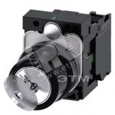 3SU1100-4BF11-1BA0 ПОВОРОТНЫЙ ПЕРЕКЛЮЧАТЕЛЬ С КЛЮЧОМ RONIS, 22MM, КРУГЛЫЙ, ПЛАСТИК, NO. ЗАМКА SB30, - артикул 3SU1100-4BF11-1BA0