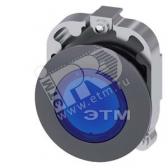 3SU1061-0JD50-0AA0 ЭЛЕМЕНТ СВЕТОВОГО ИНДИКАТОР С СИНИМ  РАССЕИВАТЕЛЕМ, 30MM, КРУГЛ., МЕТАЛЛ МАТОВЫЙ, - артикул 3SU1061-0JD50-0AA0