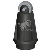 ACTUATOR HEAD, PLASTIC, FOR POSITION SWITCH 3SE5132 ROLLER PLUNGER, FORM C, WITH STAINLESS STEEL ROLLER 13 MM, TO EN 50041, (3SE5000-0AD06) - артикул 3SE5000-0AD06
