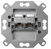 DELTA РОЗЕТКА ТЕЛЕКОММУНИКАЦИОННАЯ UAE 2X8-ПОЛ. RJ45  KAT.6 - артикул 5TG2448